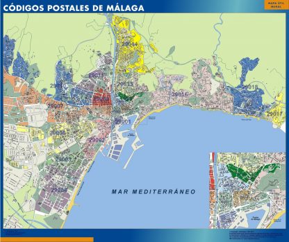 Malaga códigos postales