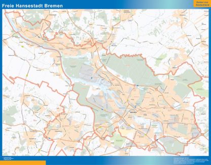 Mapa Bremen