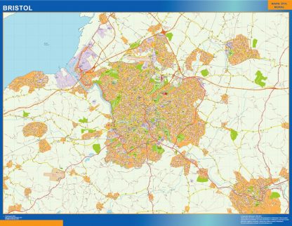 Mapa Bristol