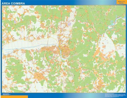 Mapa Coimbra área urbana 2