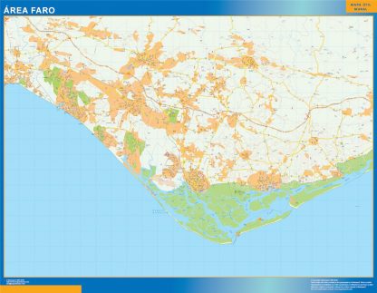 Mapa Faro área urbana 2