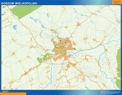 Mapa Gorzow Wielkopolski Polonia