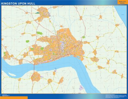 Mapa Kingston Upon Hull