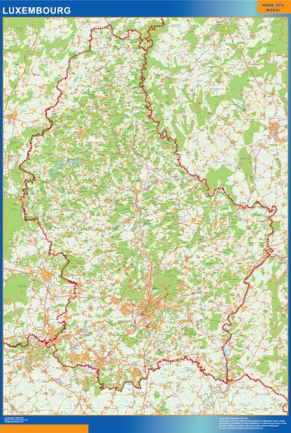 Mapa Luxemburgo