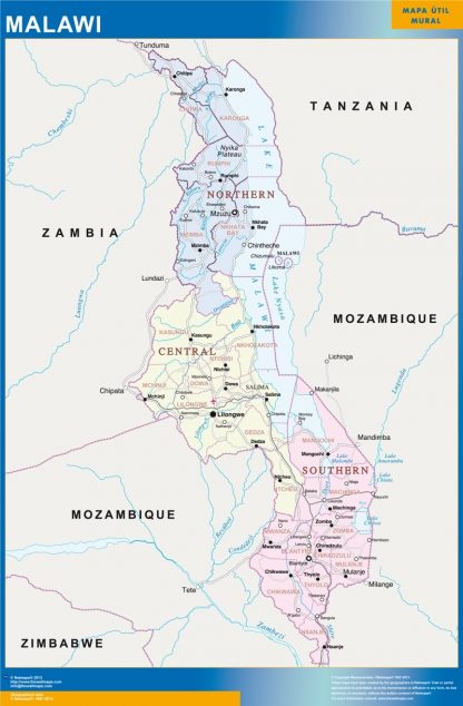 Mapa Malawi