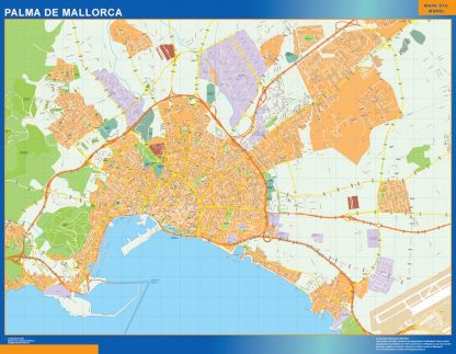 Mapa Palma Mallorca callejero