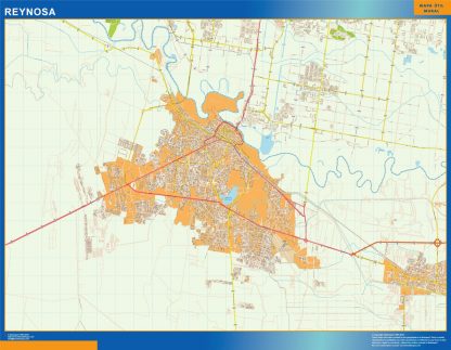 Mapa Reynosa en Mexico