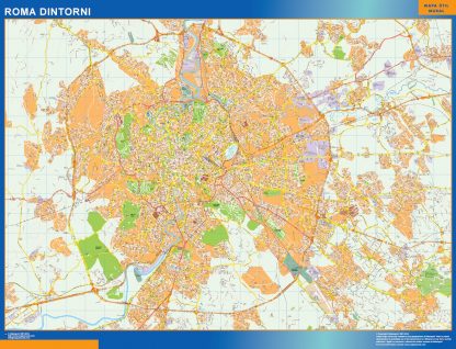 Mapa Roma Dintorni