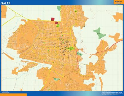 Mapa Salta en Argentina