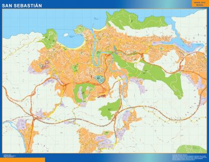 Mapa San Sebastian callejero