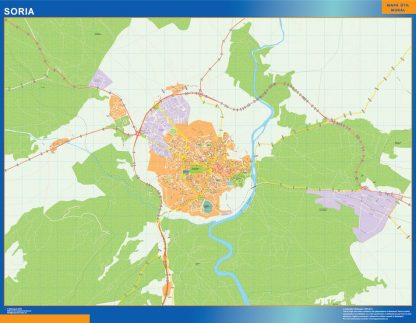 Mapa Soria callejero