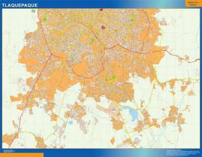 Mapa Tlaquepaque en Mexico