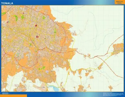 Mapa Tonala en Mexico