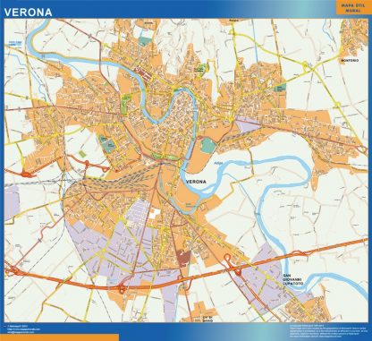 Mapa Verona