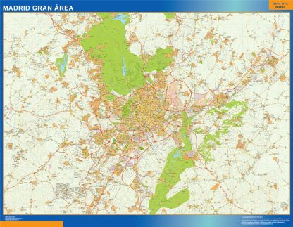 Mapa carreteras Madrid Gran Area