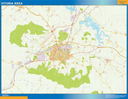 Mapa carreteras Vitoria Area