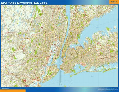 Mapa de Nueva York Metropolitano