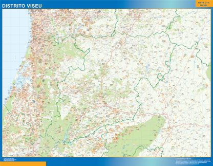 Mapa distrito Viseu 1